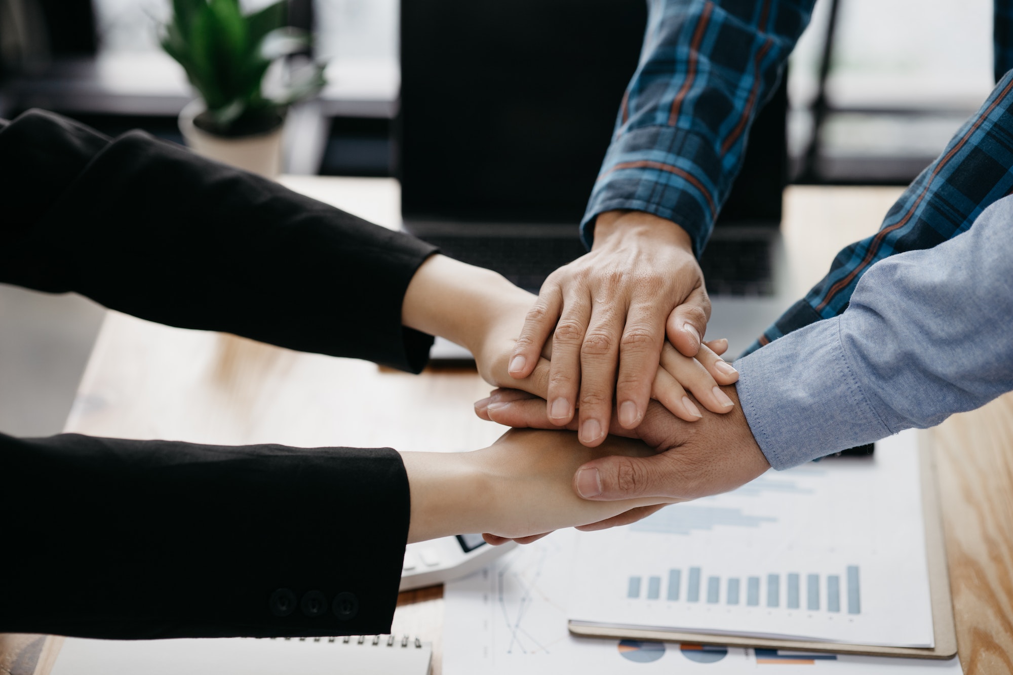 Coordination of the startup management team, businessmen joint venture start up companies.